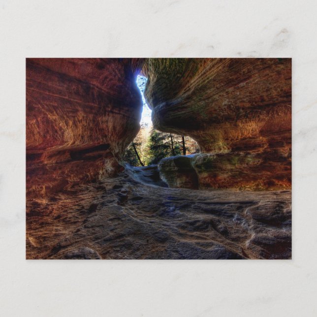Postal Rockhouse, Parque Estatal Hocking Hills, Ohio (Anverso)