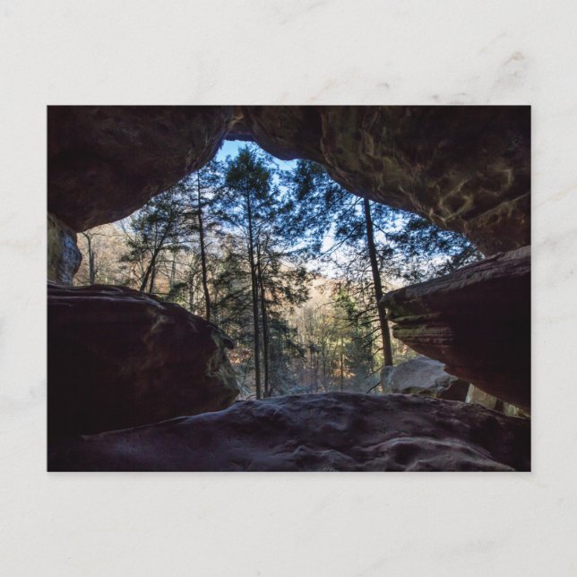 Postal Rockhouse, Parque Estatal Hocking Hills, Ohio (Anverso)