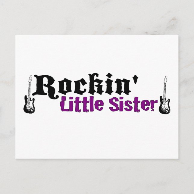Postal Rockin Little Sister (Anverso)