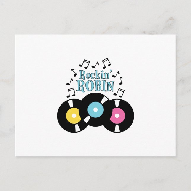 Postal Rockin' Robin (Anverso)