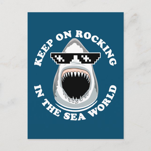 Postal Rocking In The Sea World - Cita De Los Amantes Del (Anverso)