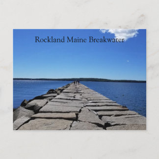Postal Rockland Maine Breakwater