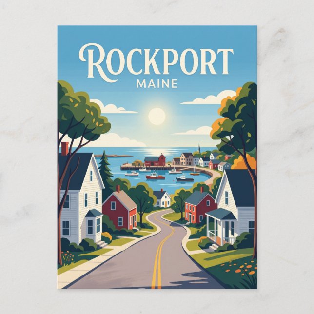 Postal Rockport EE. UU. (Anverso)