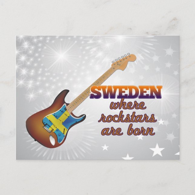 Postal Rockstars nace en Suecia (Anverso)