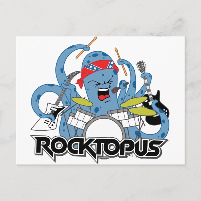 Postal Rocktopus (Anverso)