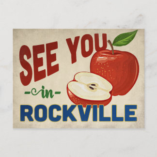 Postal Rockville Maryland Apple - Viajes de época