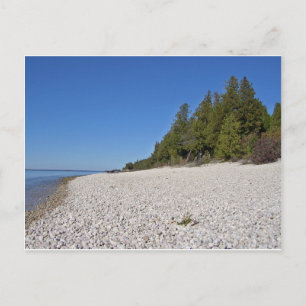 Postal Rocky Beach, isla Mackinac, Michigan