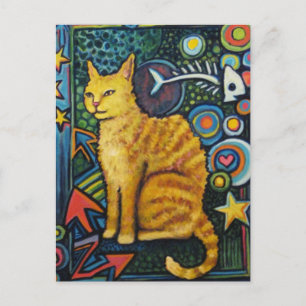 Postal Rocky, los productos del gato de la estrella del