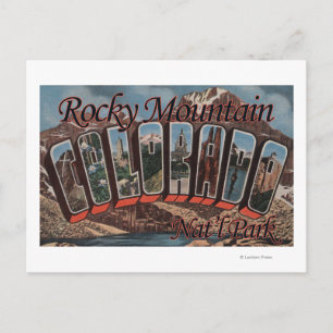 Postal Rocky Mountain Nat'l Park, Colorado