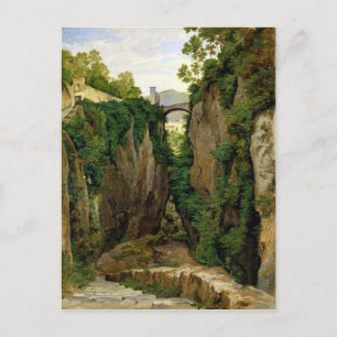 Postal Rocky Ravine en Sorrento, 1823