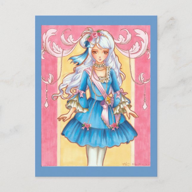 Postal Rococo Lolita (Anverso)