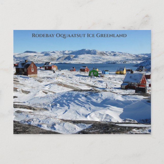 Postal Rodebay Oqaatsut Greenland (Anverso)