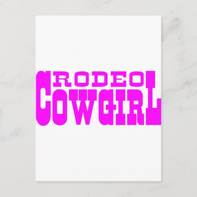 POSTAL RODEO COWGIRL (Anverso)