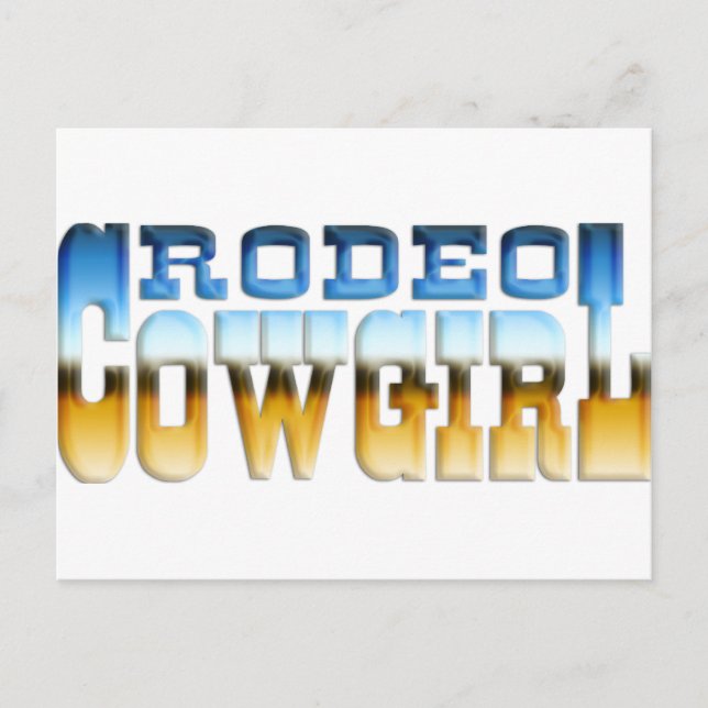 POSTAL RODEO COWGIRL (Anverso)