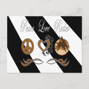 Postal Rodeo de amor por la paz