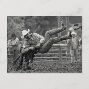 Postal Rodeo Indio Americano en Tygh Valley, Oregon. Clin