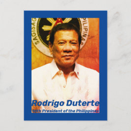 Postal Rodrigo Duterte, 16° presidente de Filipinas
