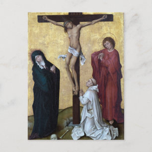 Postal Rogier van der Weyden La Crucifixión