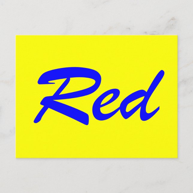 Postal Rojo (Anverso)