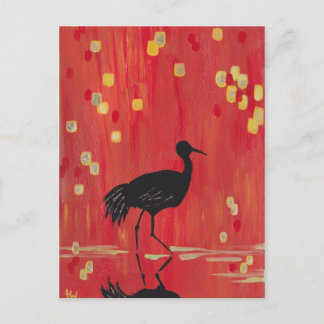 POSTAL ROJO CRANE