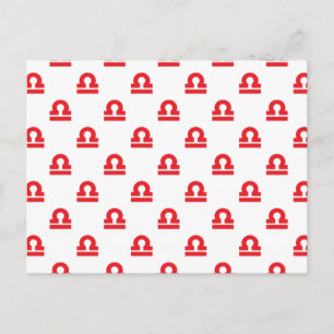 Postal Rojo del modelo del libra