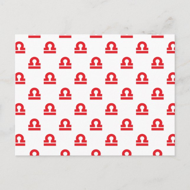 Postal Rojo del modelo del libra (Anverso)