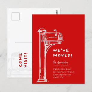 Postal Rojo Hemos movido el buzón de correo con problemas