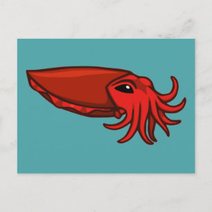 Postal Rojo Natación