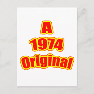 Postal Rojo original de 1974