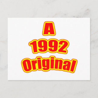 Postal Rojo original de 1992