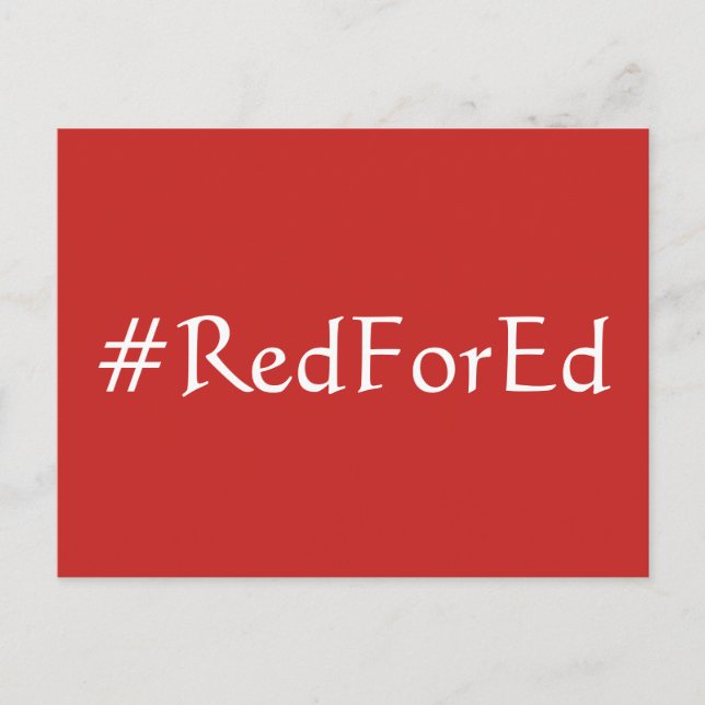 Postal Rojo para Ed (Anverso)