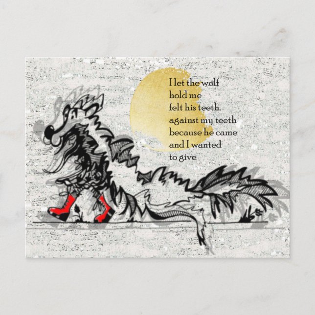 Postal Rojo pequeño (Anverso)