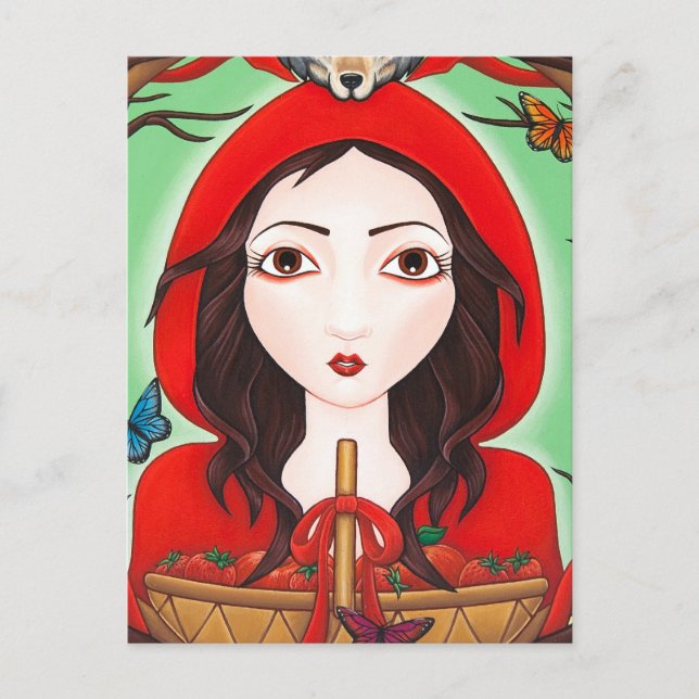 Postal Rojo pequeño (Anverso)