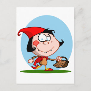 Postal rojo pequeño