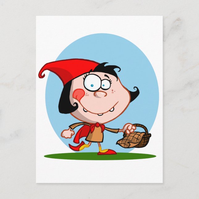 Postal rojo pequeño (Anverso)