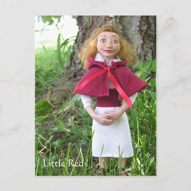 Postal Rojo pequeño (Anverso)