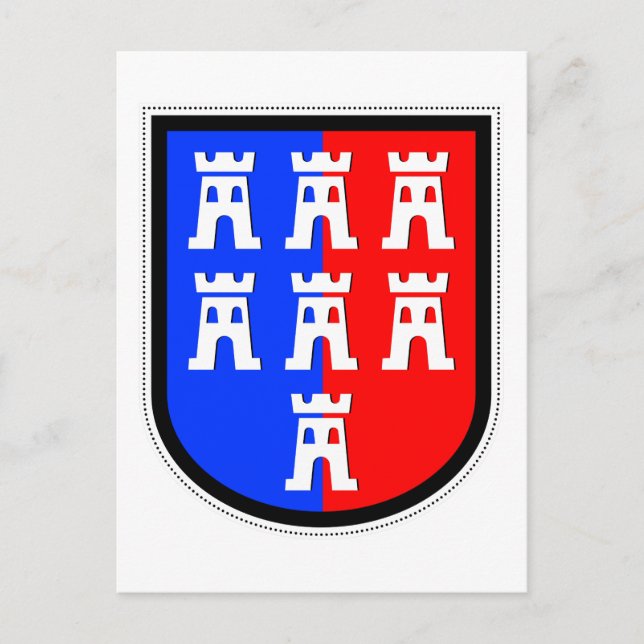 Postal Rojo y azul, tiene que ser (Anverso)