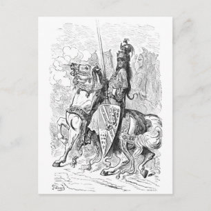 Postal Roland Count de Mans y Knight de Blaives