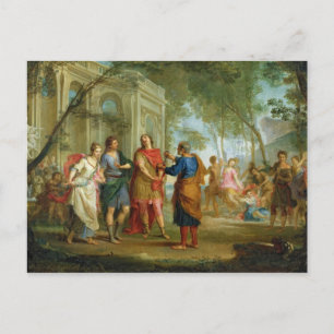 Postal Roland Learns of the Love of Angelica and Medoro
