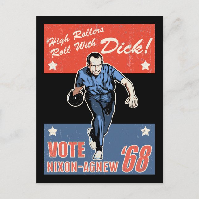 Postal Roll con Nixon (Anverso)