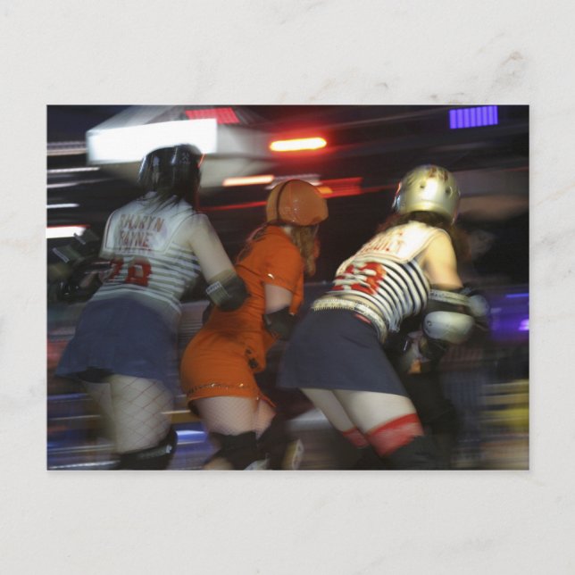 Postal Roller Derby (Anverso)
