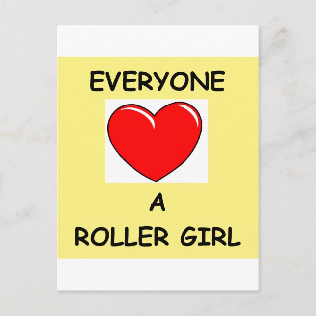 Postal roller derby (Anverso)