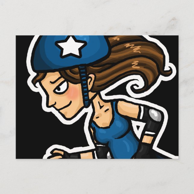 Postal Roller Derby Jammer (Anverso)