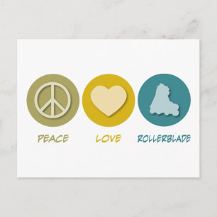 Postal Rollerblade Peace Love