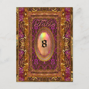 Postal Rollhurst Victorian Table Number Card