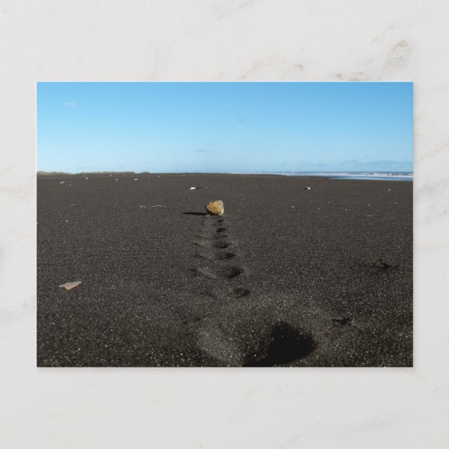 Postal Rolling Stone en la playa (Anverso)