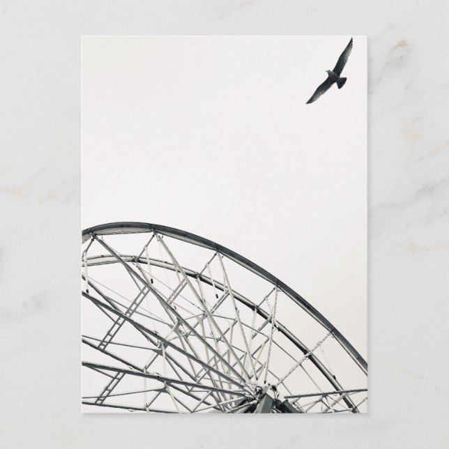 Postal rollo de la rueda de la pasarela (Anverso)