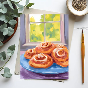 Postal Rollos de Canela   Panadería Acuarela