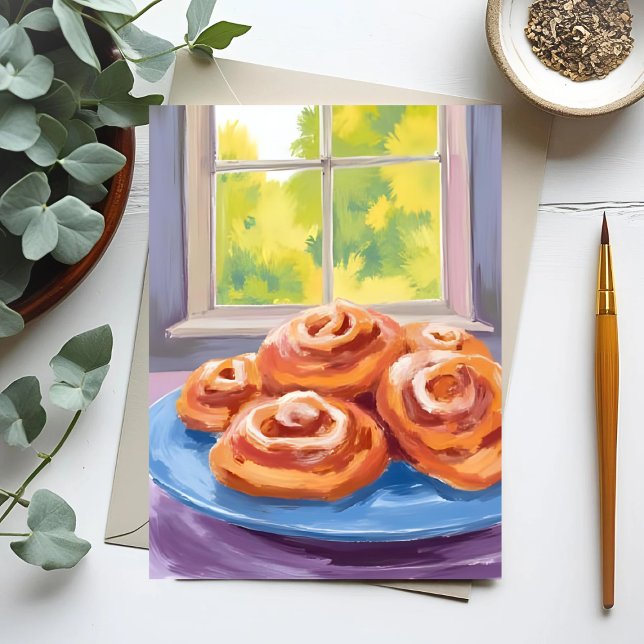 Postal Rollos de Canela | Panadería Acuarela (Subido por el creador)