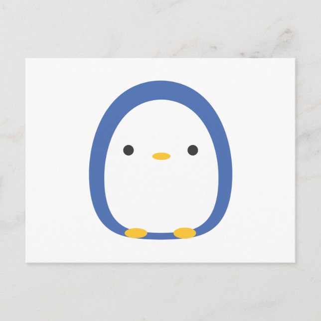 Postal Roly Poly Penguin (Anverso)